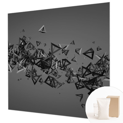 Nowoczesna fototapeta do salonu z geometrycznym abstrakcyjnym wzorem