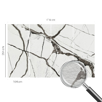 Fototapeta fizelinowa z nadrukiem Fototapeta fizelinowa z nadrukiem Marmurowe pęknięcia