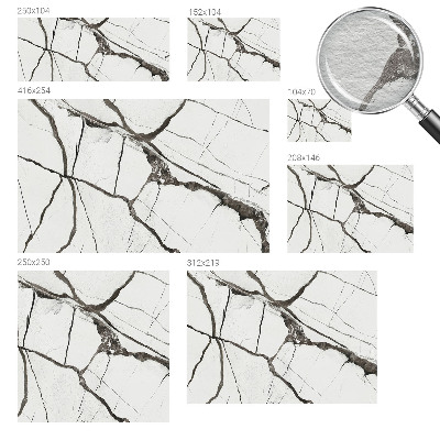 Fototapeta fizelinowa z nadrukiem Fototapeta fizelinowa z nadrukiem Marmurowe pęknięcia