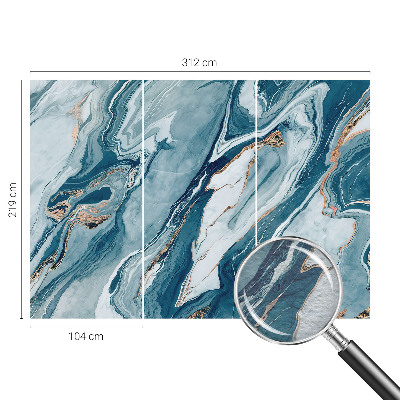 Tapeta fotograficzna o motywie mineralnej elegancji