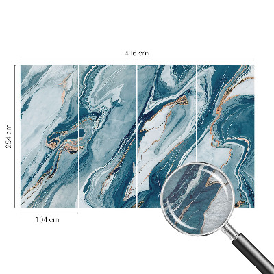 Tapeta fotograficzna o motywie mineralnej elegancji