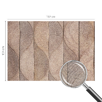 Fototapeta na ścianę Fototapeta na ścianę Fale drewna