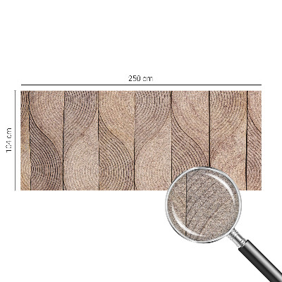 Fototapeta na ścianę Fototapeta na ścianę Fale drewna