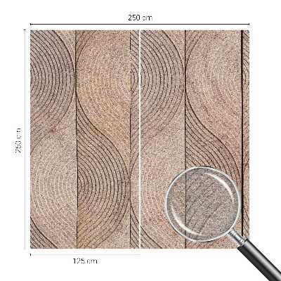 Fototapeta na ścianę Fototapeta na ścianę Fale drewna