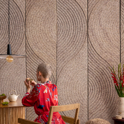 Fototapeta na ścianę Fototapeta na ścianę Fale drewna