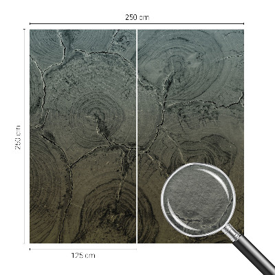 Dekoracyjna fototapeta na ścianę Drewniane słoje