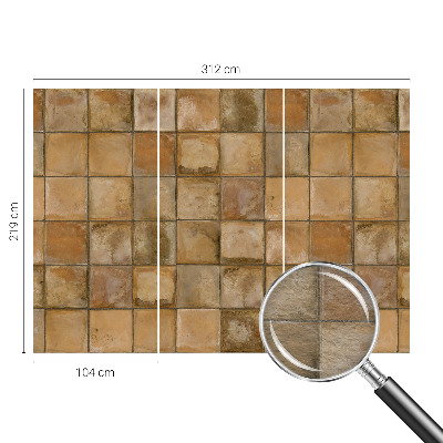 Fototapeta fizelinowa z nadrukiem Fototapeta fizelinowa z nadrukiem Rustykalna mozaika