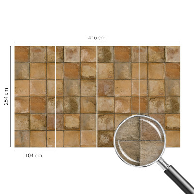 Fototapeta fizelinowa z nadrukiem Fototapeta fizelinowa z nadrukiem Rustykalna mozaika