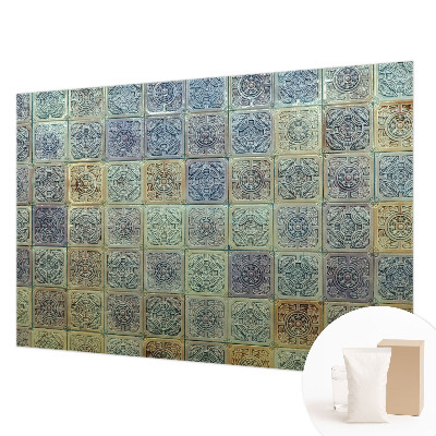 Fototapeta fizelinowa do sypialni Geometryczne kafle