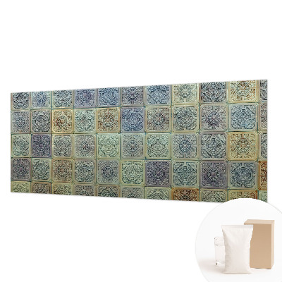 Fototapeta fizelinowa do sypialni Fototapeta fizelinowa do sypialni Geometryczne kafle