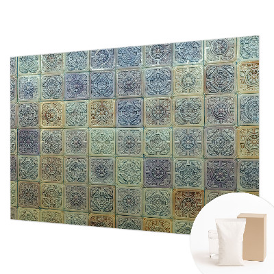 Fototapeta fizelinowa do sypialni Fototapeta fizelinowa do sypialni Geometryczne kafle