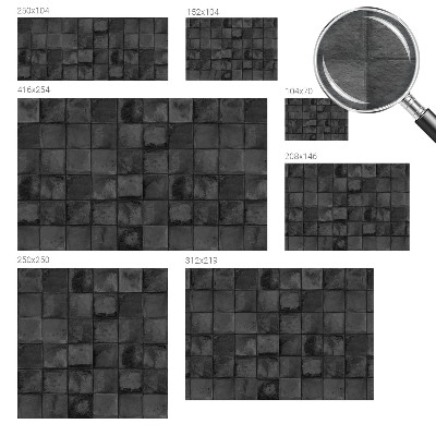 Fototapeta na ścianę Szare kafelki