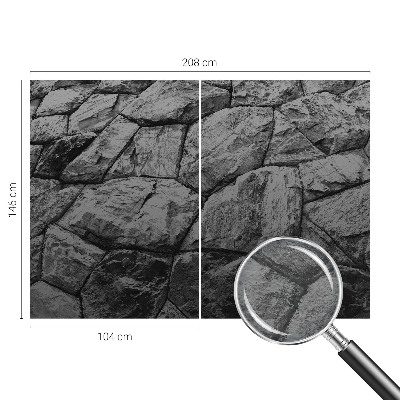 Nowoczesna fototapeta do salonu Kamienne faktury