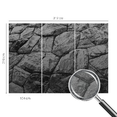 Nowoczesna fototapeta do salonu Kamienne faktury