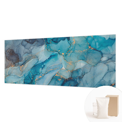 Fototapeta fizelinowa do sypialni Niebieska abstrakcja