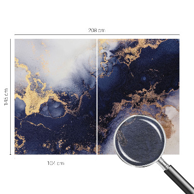 Tapeta fotograficzna fizelinowa Granatowe fale