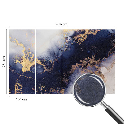 Tapeta fotograficzna fizelinowa Granatowe fale