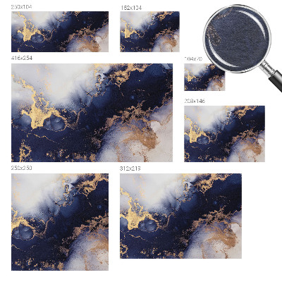 Tapeta fotograficzna fizelinowa Granatowe fale