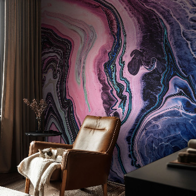 Nowoczesna fototapeta do salonu Kolorowe wiry