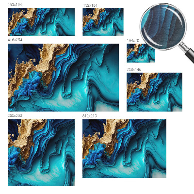 Fototapeta fizelinowa do sypialni Energetyczne fale