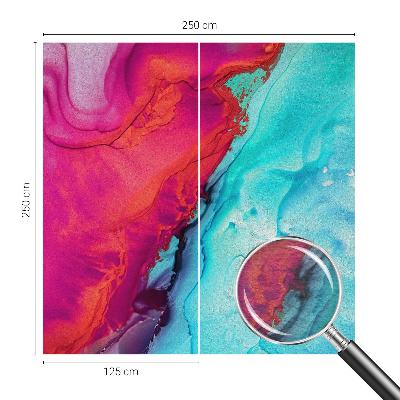 Tapeta fotograficzna z motywem kolorowej fali