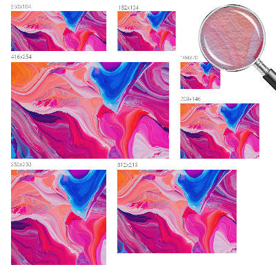 Tapeta fotograficzna fizelinowa Płynne fale