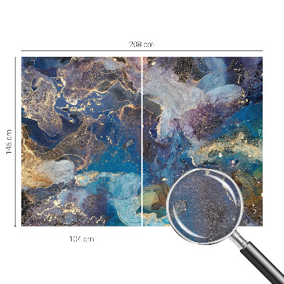 Nowoczesna fototapeta do salonu Kosmiczna mozaika