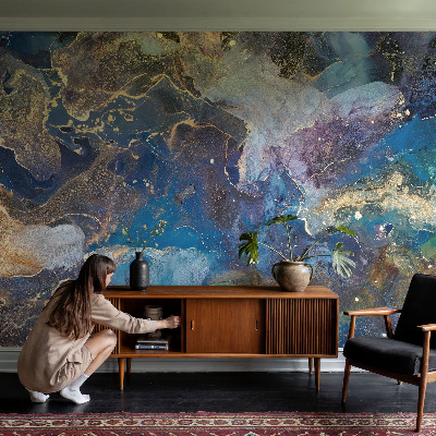 Nowoczesna fototapeta do salonu Kosmiczna mozaika