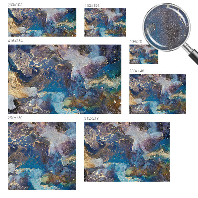 Nowoczesna fototapeta do salonu Kosmiczna mozaika