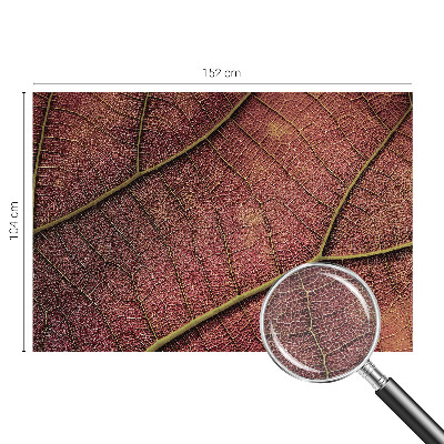 Dekoracyjna fototapeta na ścianę z liściastą teksturą