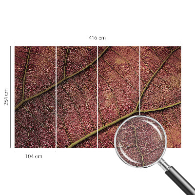 Dekoracyjna fototapeta na ścianę Liściasta tekstura