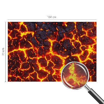 Tapeta fotograficzna Mocna magma