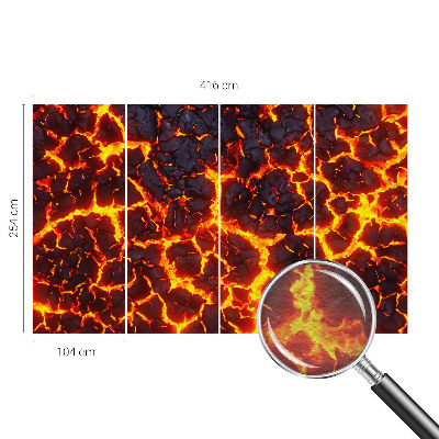 Tapeta fotograficzna Mocna magma
