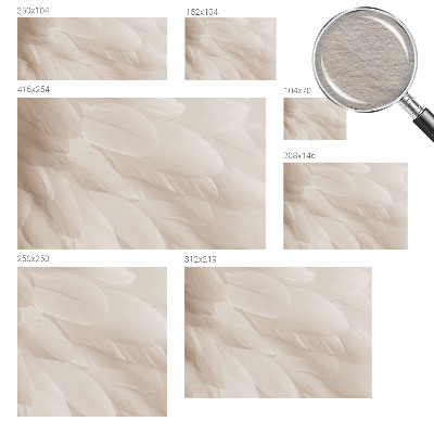 Nowoczesna fototapeta do salonu Eteryczne pióra