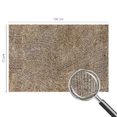 Fototapeta fizelinowa do sypialni ze wzorem strukturalnych linii