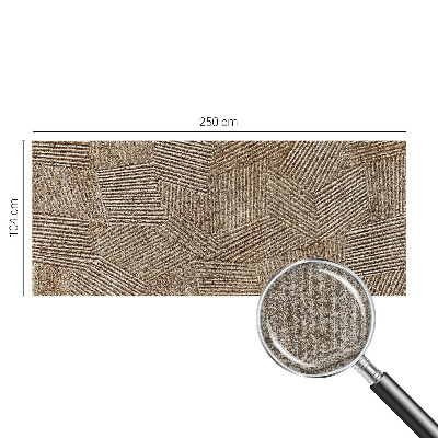 Fototapeta fizelinowa do sypialni ze wzorem strukturalnych linii