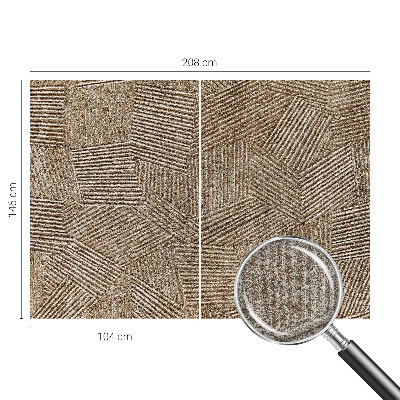 Fototapeta fizelinowa do sypialni Strukturalne linie