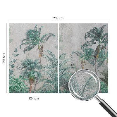 Fototapeta fizelinowa z nadrukiem Egzotyczna oaza