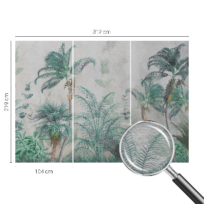 Fototapeta fizelinowa z nadrukiem Egzotyczna oaza