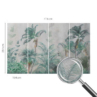 Fototapeta fizelinowa z nadrukiem Egzotyczna oaza