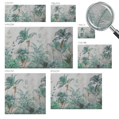 Fototapeta fizelinowa z nadrukiem Egzotyczna oaza