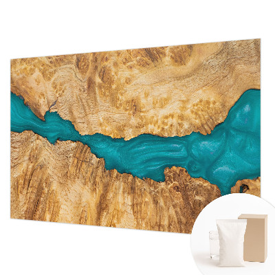 Fototapeta na ścianę Drewno i żywica