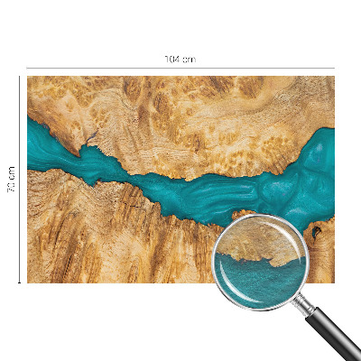 Fototapeta na ścianę Drewno i żywica