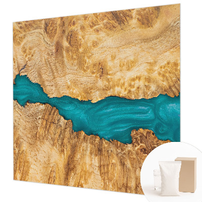 Fototapeta na ścianę Drewno i żywica