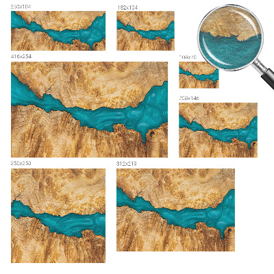 Fototapeta na ścianę Drewno i żywica