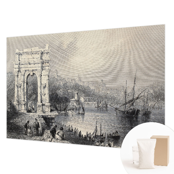 Fototapeta fizelinowa z nadrukiem Morski pejzaż