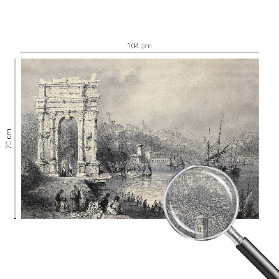 Fototapeta fizelinowa z nadrukiem Morski pejzaż