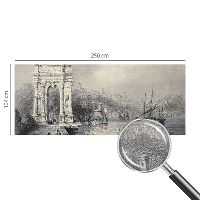 Fototapeta fizelinowa z nadrukiem z motywem morskiego pejzażu