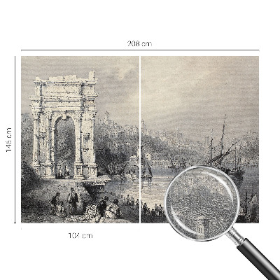 Fototapeta fizelinowa z nadrukiem Morski pejzaż