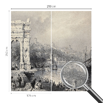 Fototapeta fizelinowa z nadrukiem z motywem morskiego pejzażu
